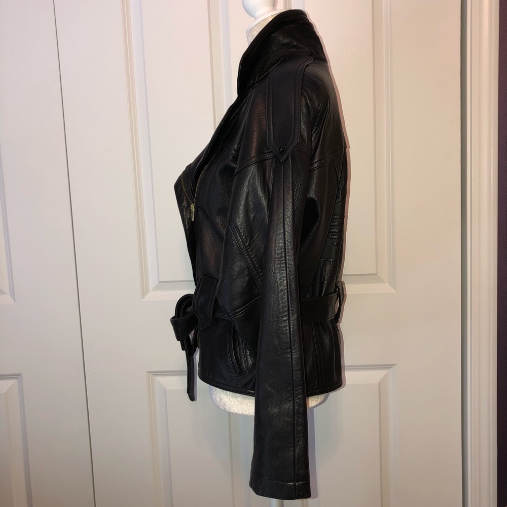 Lambskin Motorcycle Jacket - Picture 5 of 7